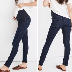 Madewell Over The Belly Full Coverage Maternity Skinny Jeans Stretchy Size 29